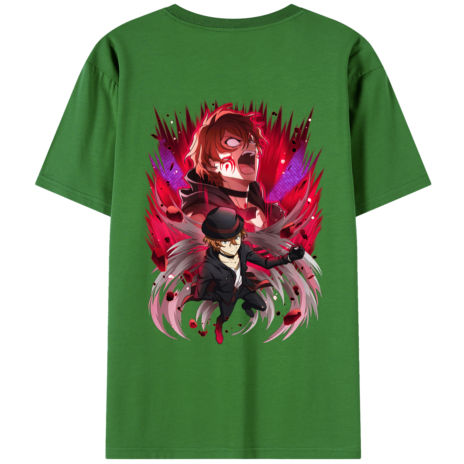 （画像用） 文豪ストレイドッグス Bungo Stray Dogs レディース半袖Tシャツ(バックプリント)